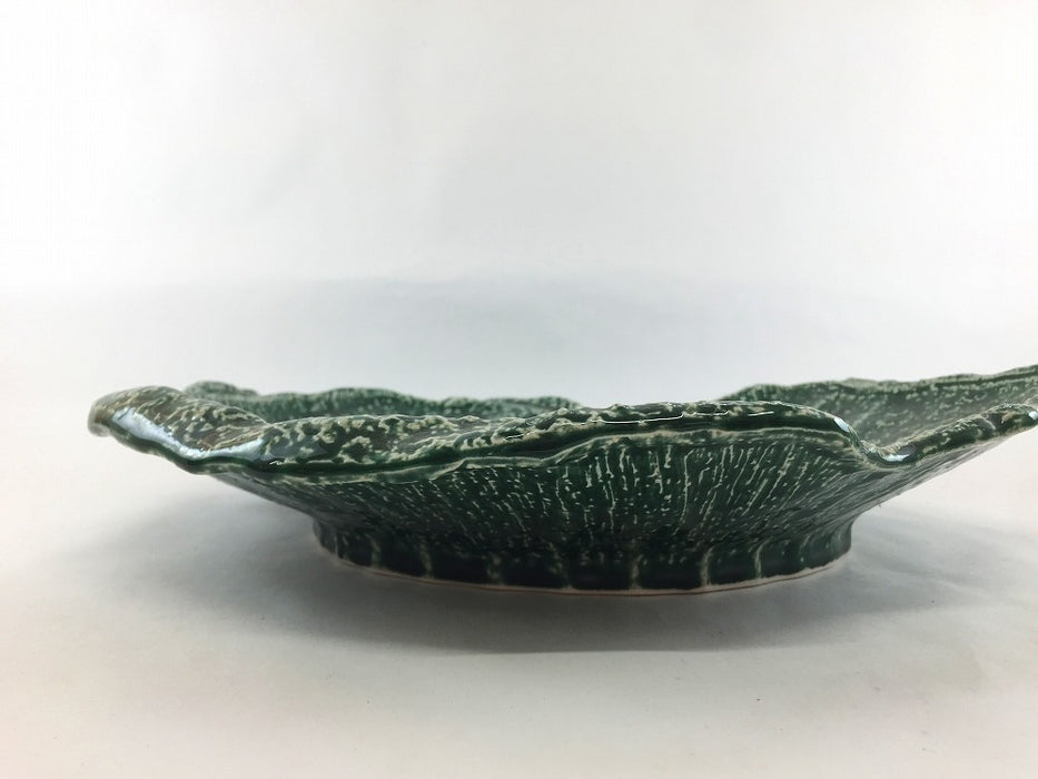 【SALE】織部木の葉盛込　36cm　有田焼【訳あり】