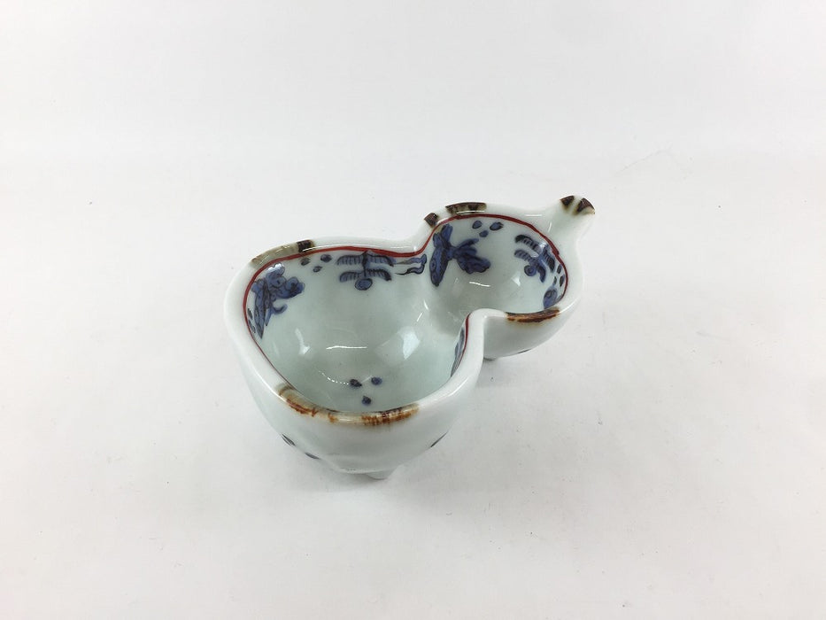 【SALE】瓢小小鉢　青染蝶絵　13cm　有田焼【訳あり】