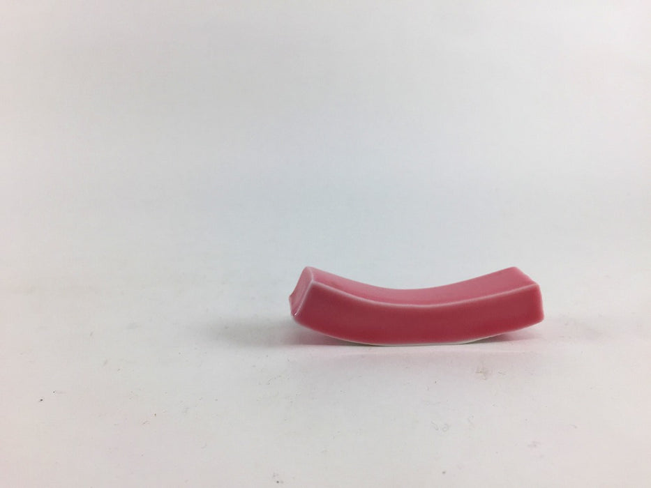 【SALE】手造箸置　(黄/ピンク/赤/白/青白)　6cm　有田焼【訳あり】