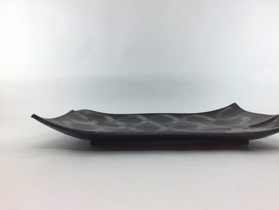 【SALE】黒ザラメかのこ　30cm　有田焼【訳あり】