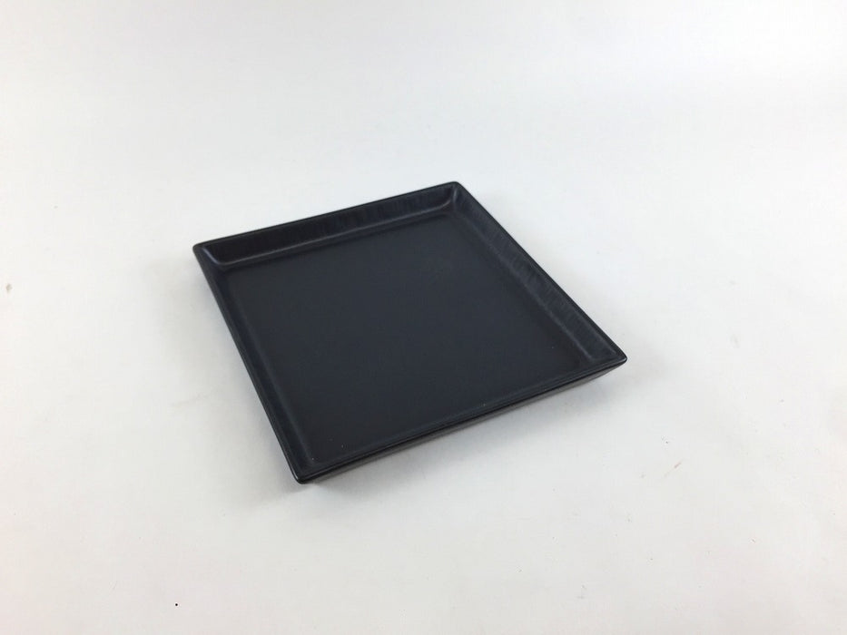 【SALE】kakuzara(11×11)　blackmat　11cm　波佐見焼【訳あり】