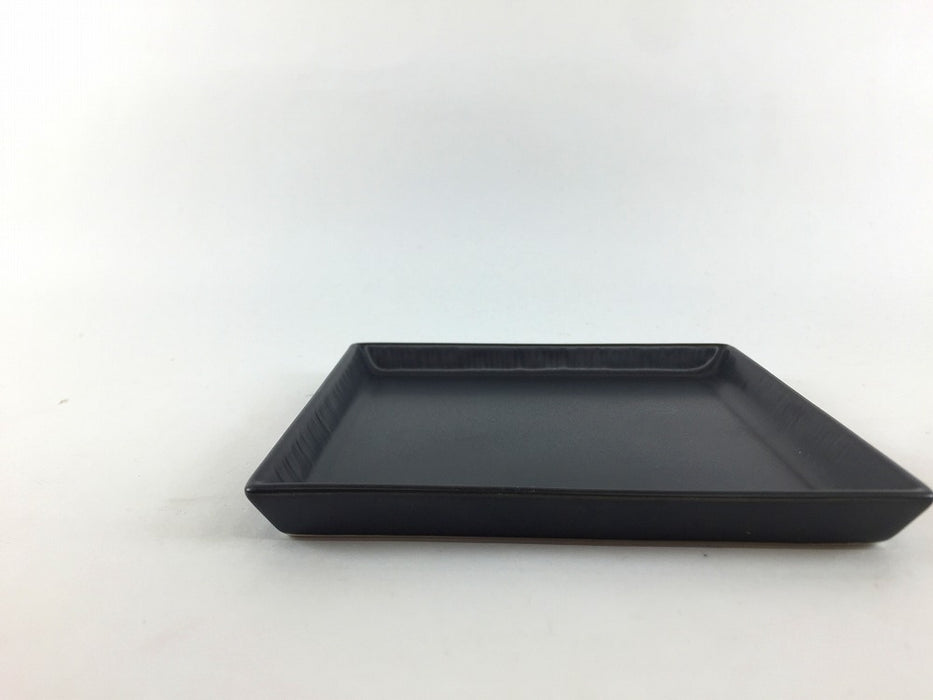 【SALE】kakuzara(11×11)　blackmat　11cm　波佐見焼【訳あり】