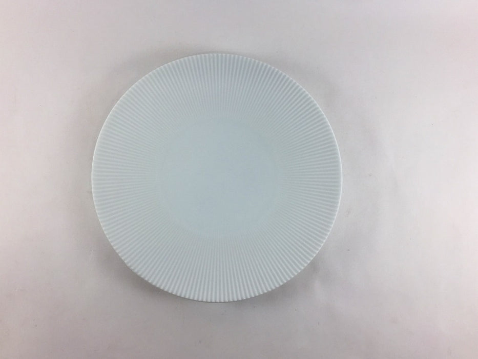 鎬ティーソーサー　白ブラスト　17cm　田焼李荘窯　(j.R)