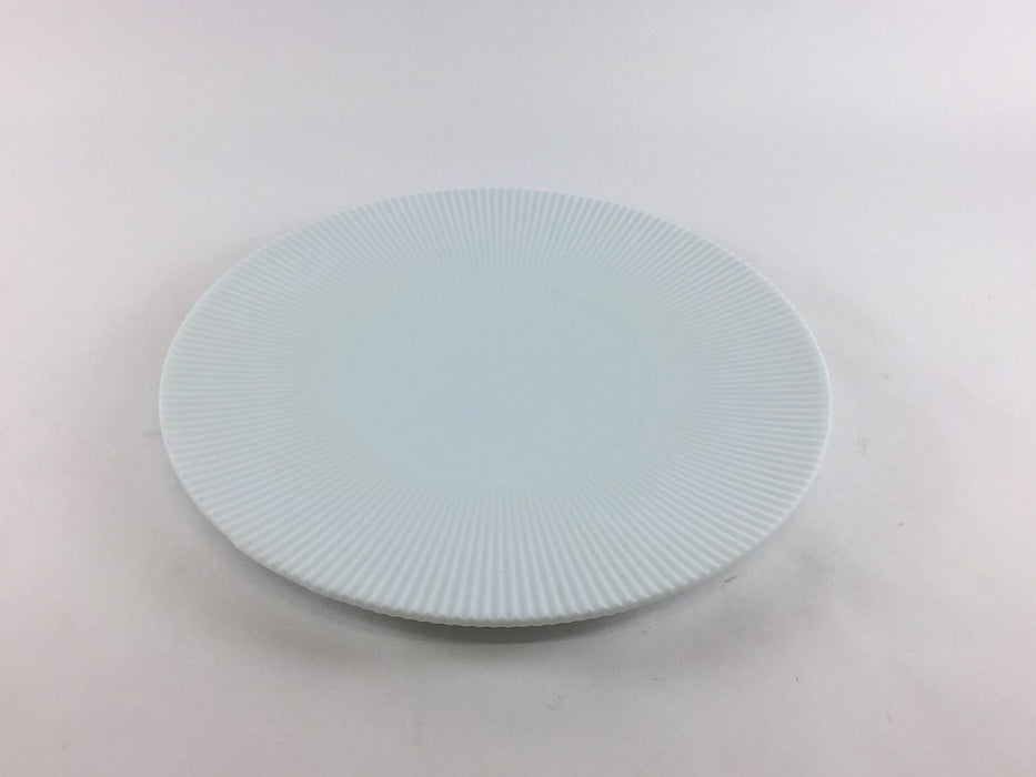 鎬ティーソーサー　白ブラスト　17cm　田焼李荘窯　(j.R)