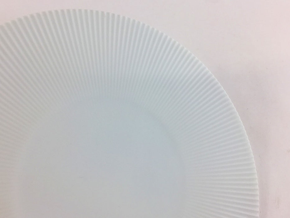 【SALE】鎬ティーソーサー　白ブラスト　17cm　有田焼【訳あり】