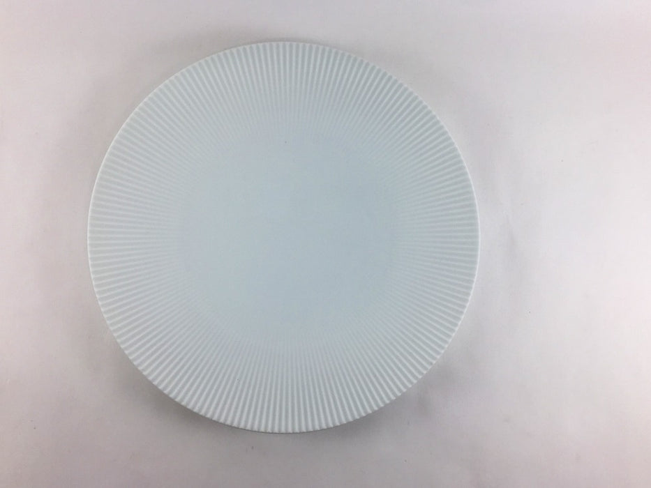 【SALE】210鎬プレート　白ブラスト　21cm　有田焼【訳あり】