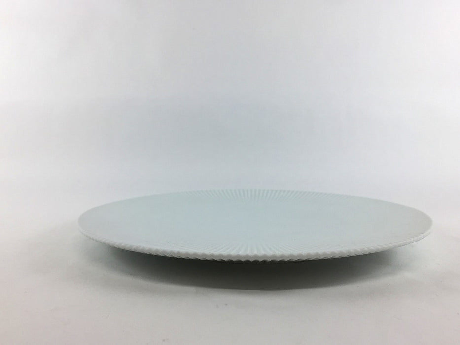 【SALE】210鎬プレート　白ブラスト　21cm　有田焼【訳あり】