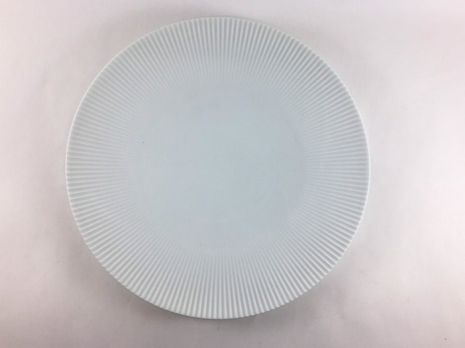 【SALE】250鎬プレート　白ブラスト　24.5cm　有田焼【訳あり】