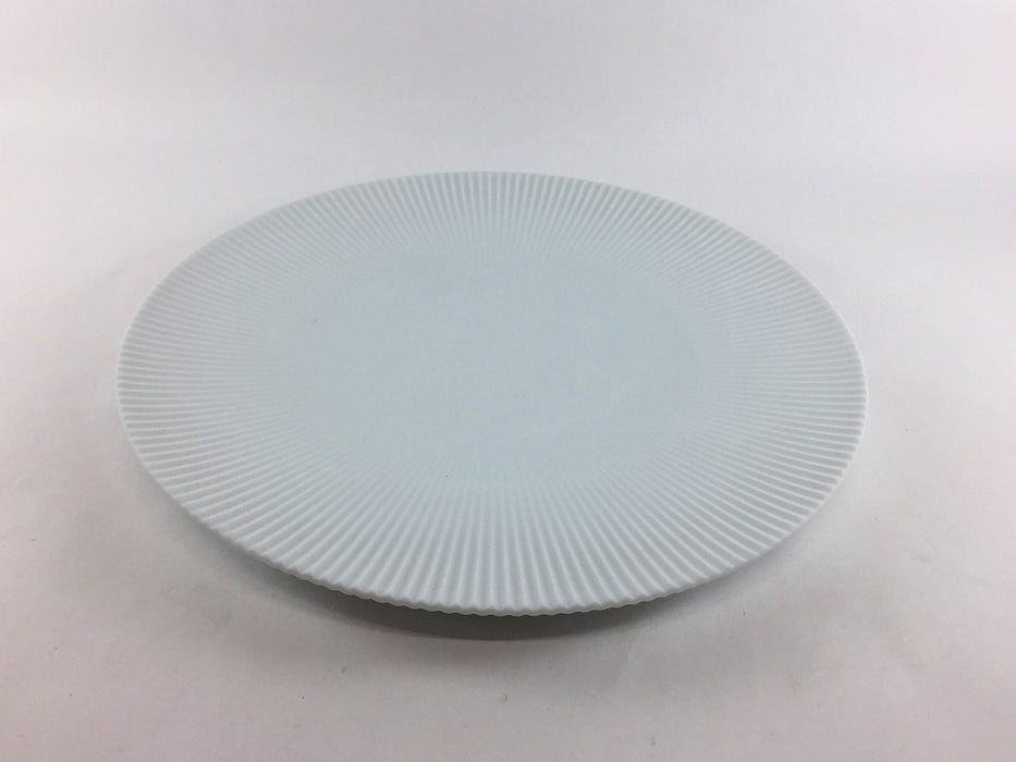 【SALE】250鎬プレート　白ブラスト　24.5cm　有田焼【訳あり】