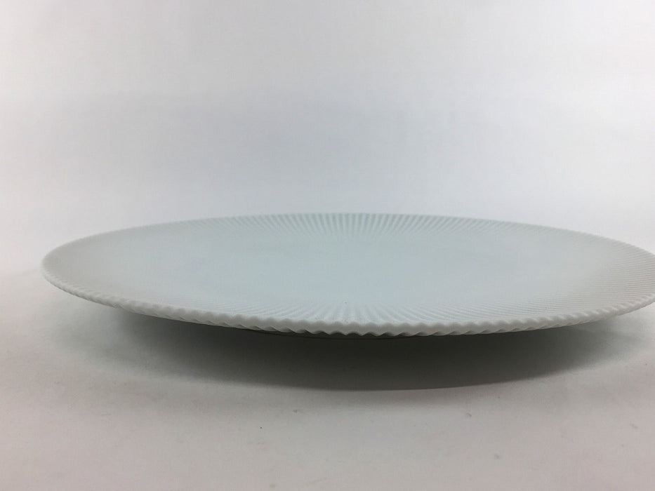 【SALE】250鎬プレート　白ブラスト　24.5cm　有田焼【訳あり】