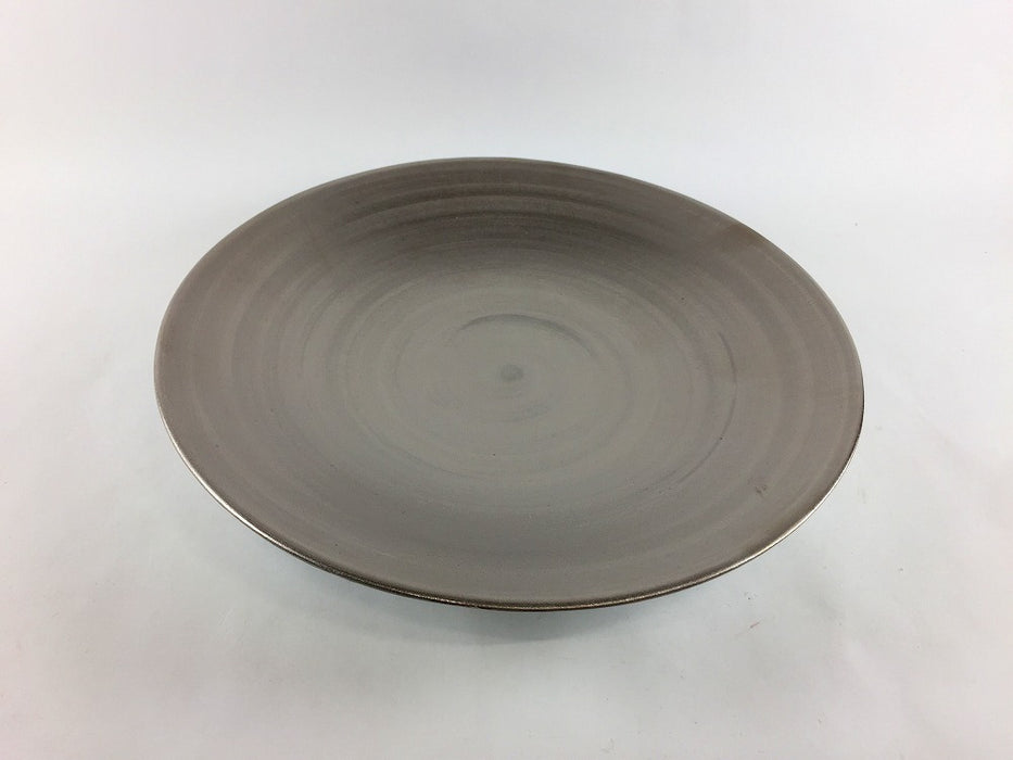 【SALE】21cm反プレート　表銀彩　有田焼【訳あり】