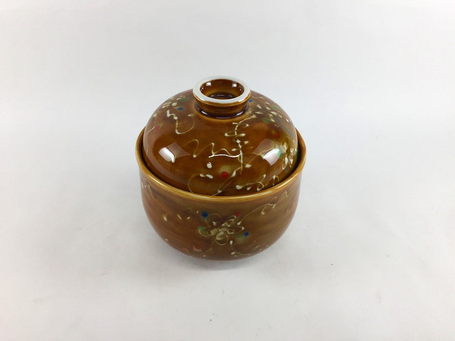 【SALE】90壷蓋物　飴ツル花　9cm　有田焼【訳あり】