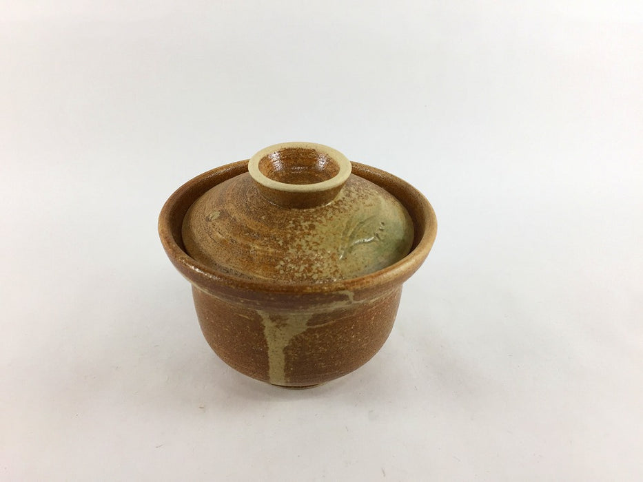 【SALE】9cm小蓋物　織部吹笹　8cm　有田焼【訳あり】