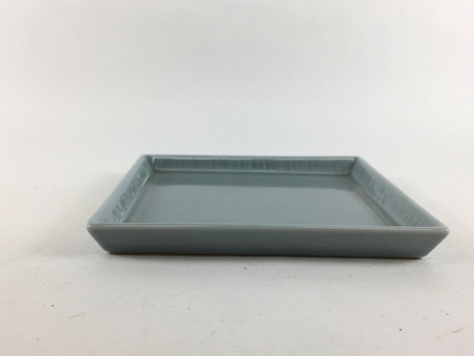 【SALE】11cm角小皿　グレー　11cm　波佐見焼【訳あり】