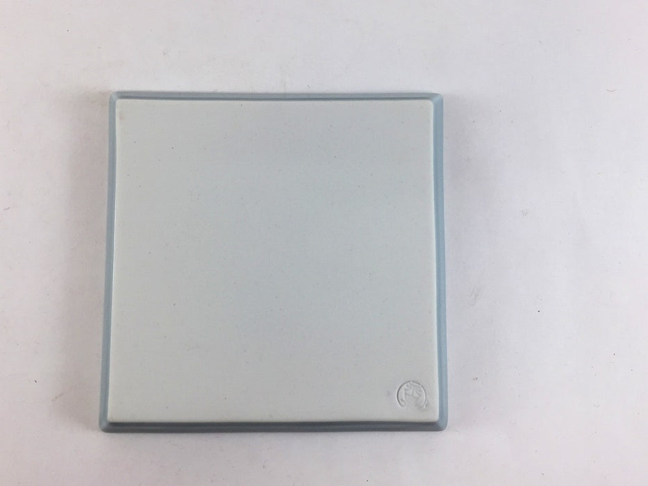 【SALE】11cm角小皿　グレー　11cm　波佐見焼【訳あり】