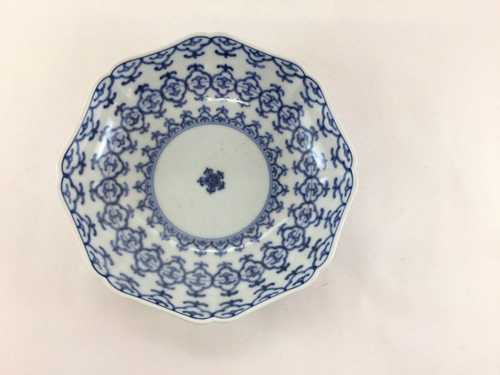 瓔珞文 なます鉢 15cm 有田焼(j.R) — 佐賀有田 ギャラリーつじ信