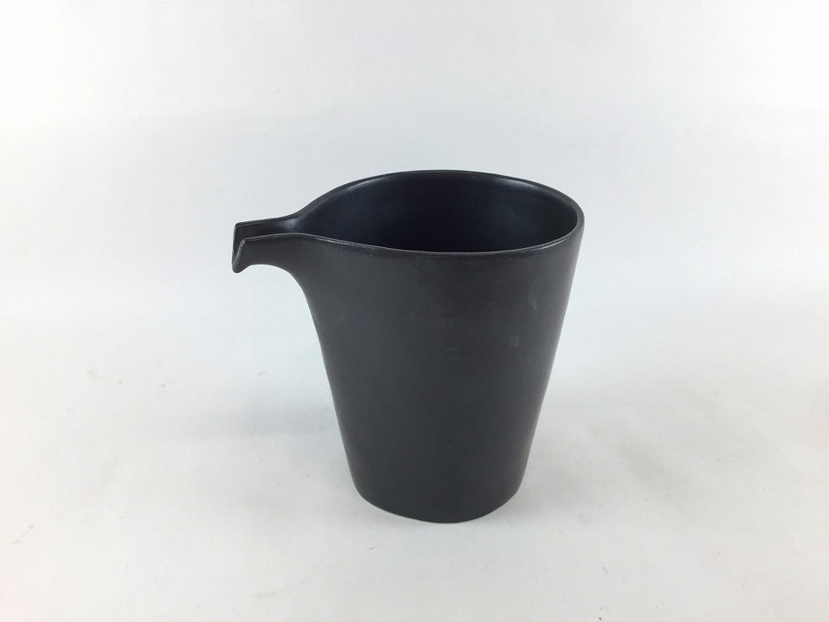 250cc片口酒器　いぶし黒　10cm　有田焼(j.R)