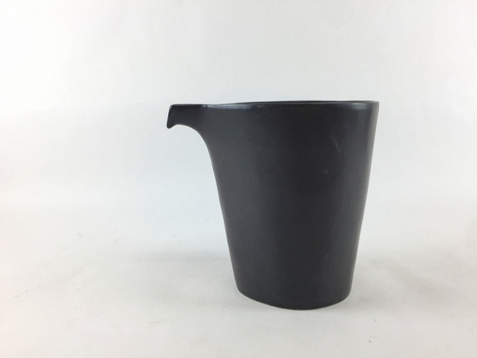 250cc片口酒器　いぶし黒　10cm　有田焼(j.R)