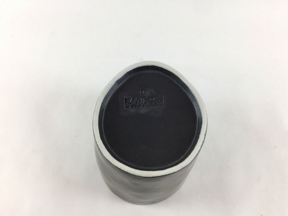 250cc片口酒器　いぶし黒　10cm　有田焼(j.R)