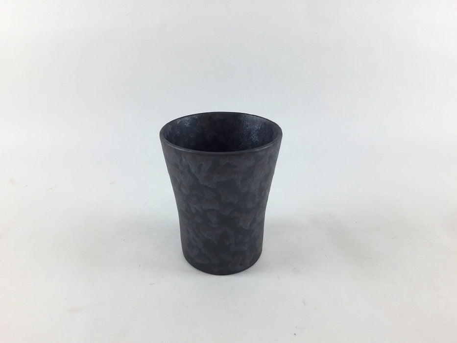 80ccグラス　黒結晶　6cm　有田焼(j.R)