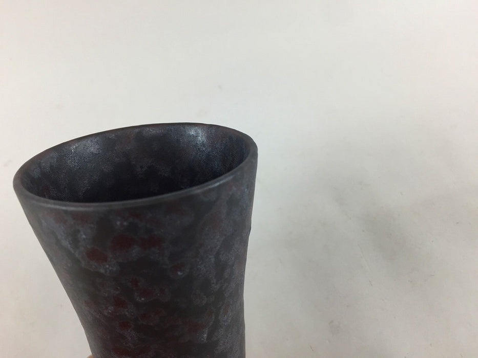 80ccグラス　黒結晶　6cm　有田焼(j.R)