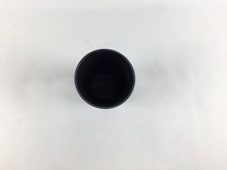 80ccグラス　いぶし黒　6cm　有田焼(j.R)