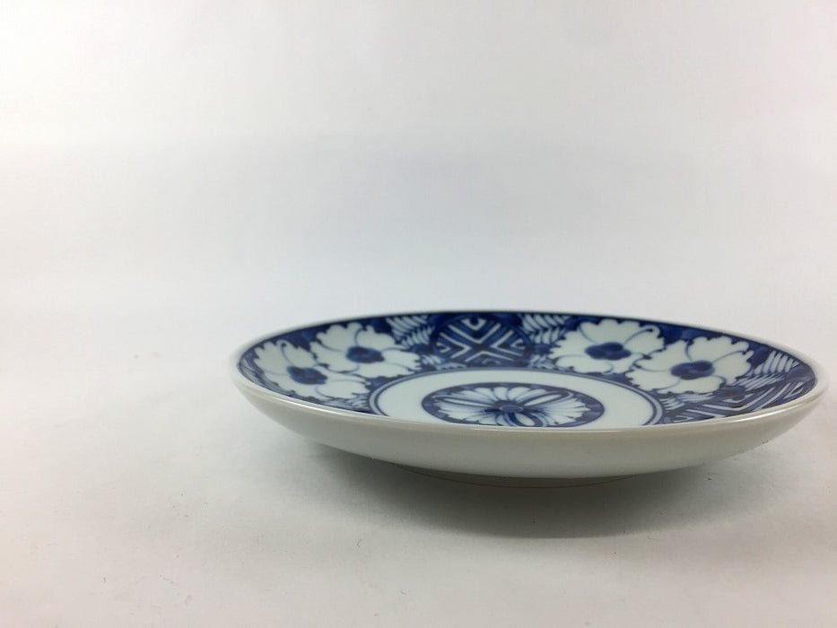 青黛花文　5寸旨味皿　15.5cm　波佐見焼(j.R)