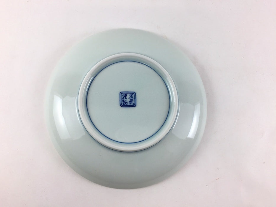 青黛花文　5寸旨味皿　15.5cm　波佐見焼(j.R)