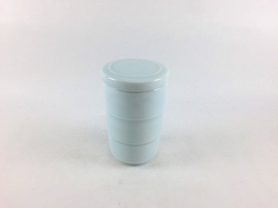 青白磁竹型小吸物　6cm　有田焼　(j.R)