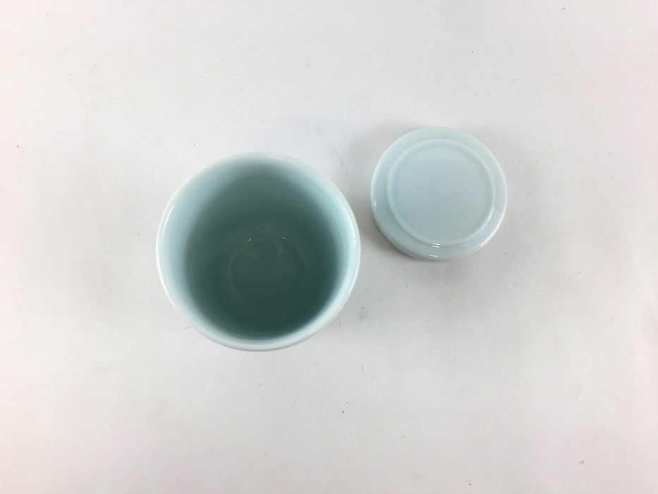 青白磁竹型小吸物　6cm　有田焼　(j.R)