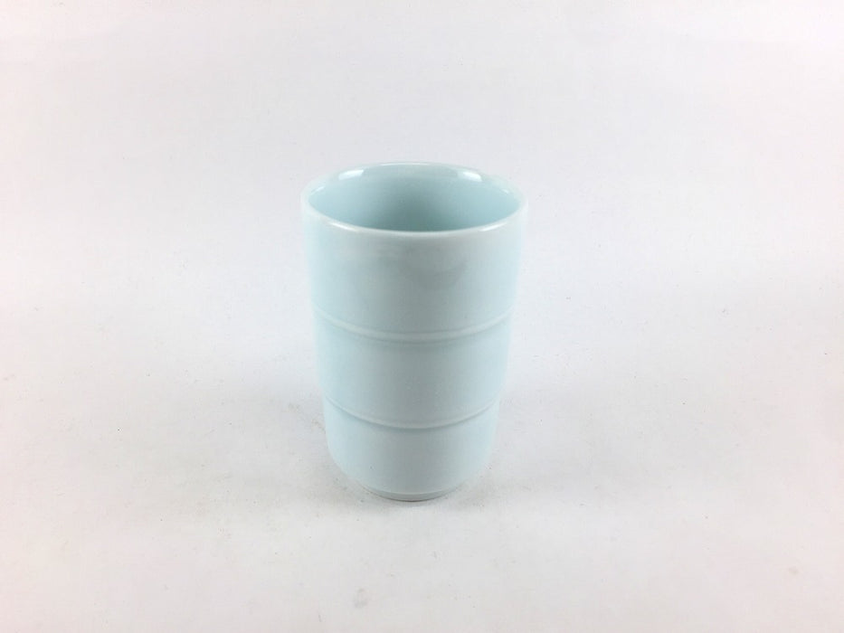 青白磁竹型小吸物　6cm　有田焼　(j.R)