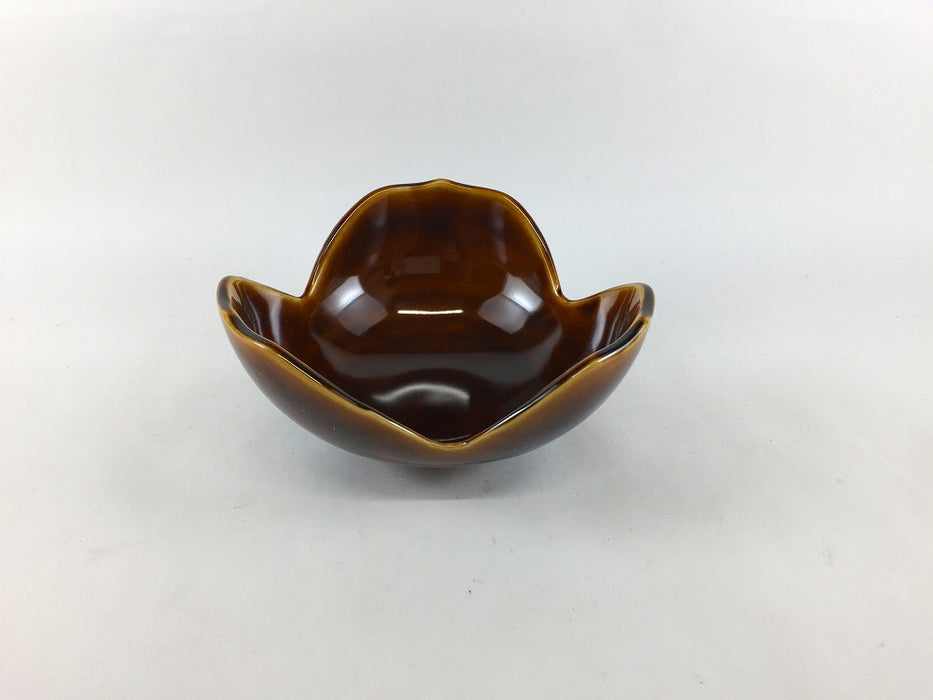 アメ釉　割山椒　12cm　有田焼　(j.R)