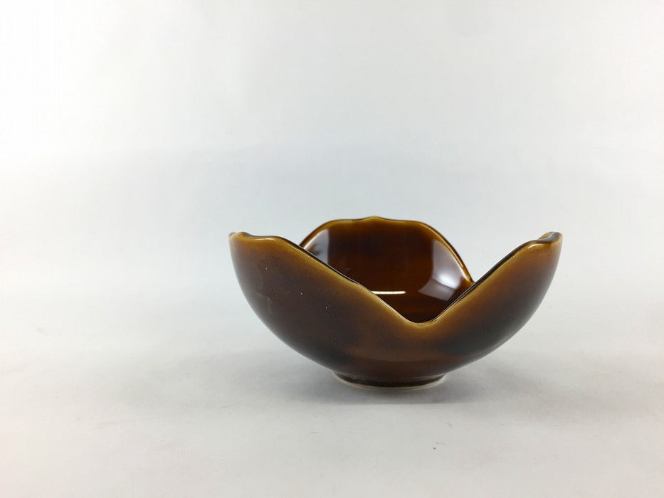 アメ釉　割山椒　12cm　有田焼　(j.R)