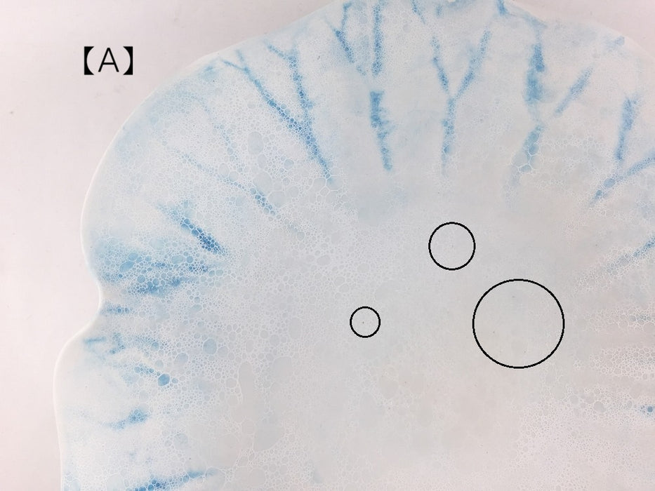 【SALE】(強化)Blue Moon　ロータスプレート(渕青)　(A/B)　25cm　有田焼【訳あり】