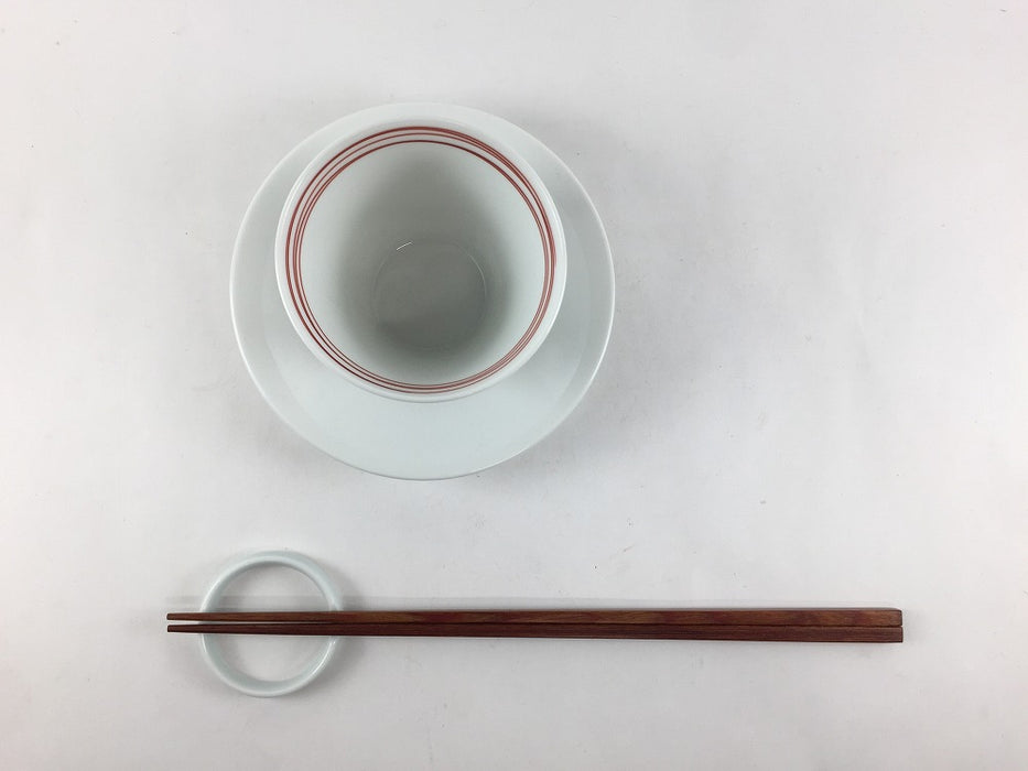 【SALE】140cc反CS　赤乱渦線　7.5cm　有田焼【訳あり】