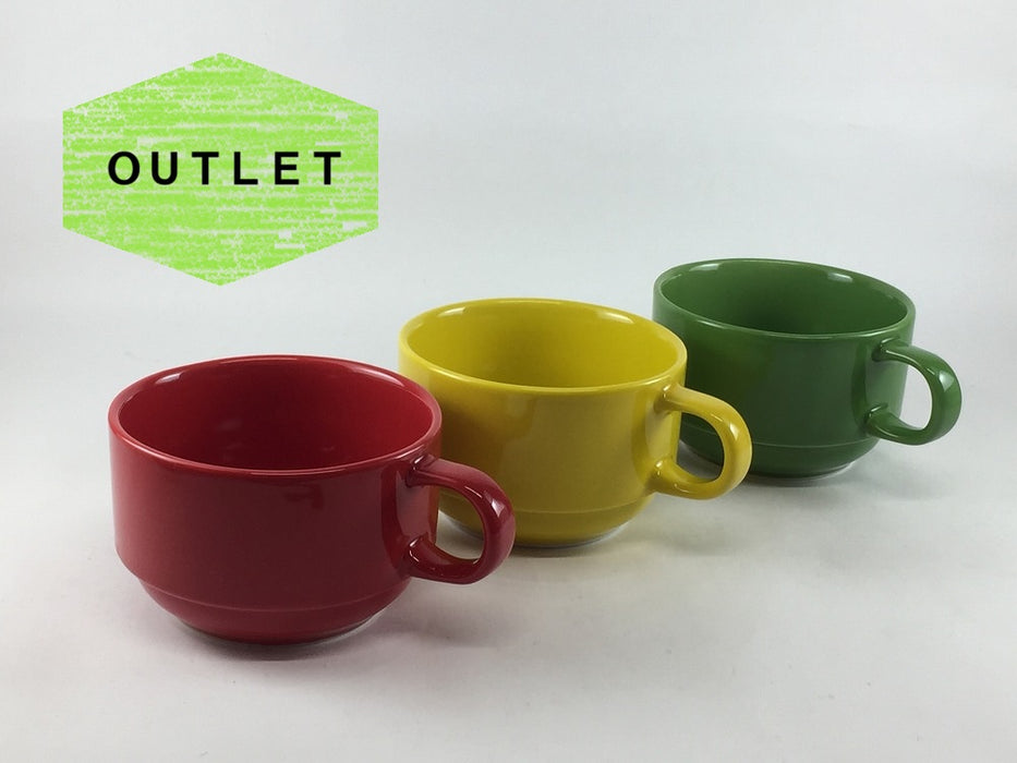 【SALE】スタックスープカップ　(Ａ/Ｂ/Ｃ/Ｄ/Ｅ)　340cc　波佐見焼 【訳あり】