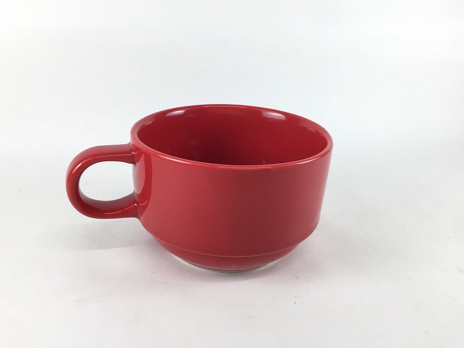 スタックスープカップ　(レッド/イエロー/グリーン)　340cc　波佐見焼 (j.R)