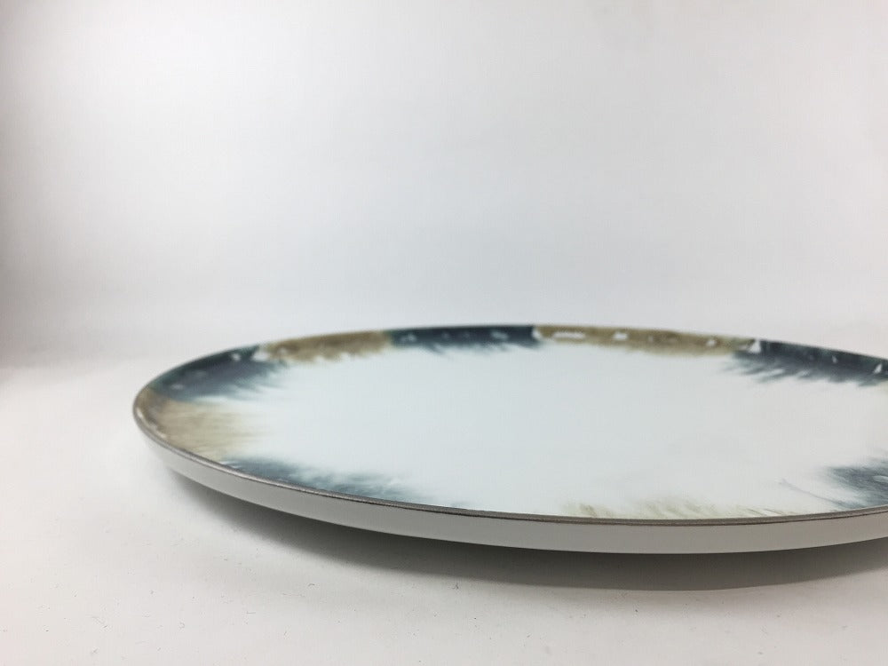 有田焼 李荘窯 染付富士山文 ショープレート☆ 有田焼 李荘窯 染