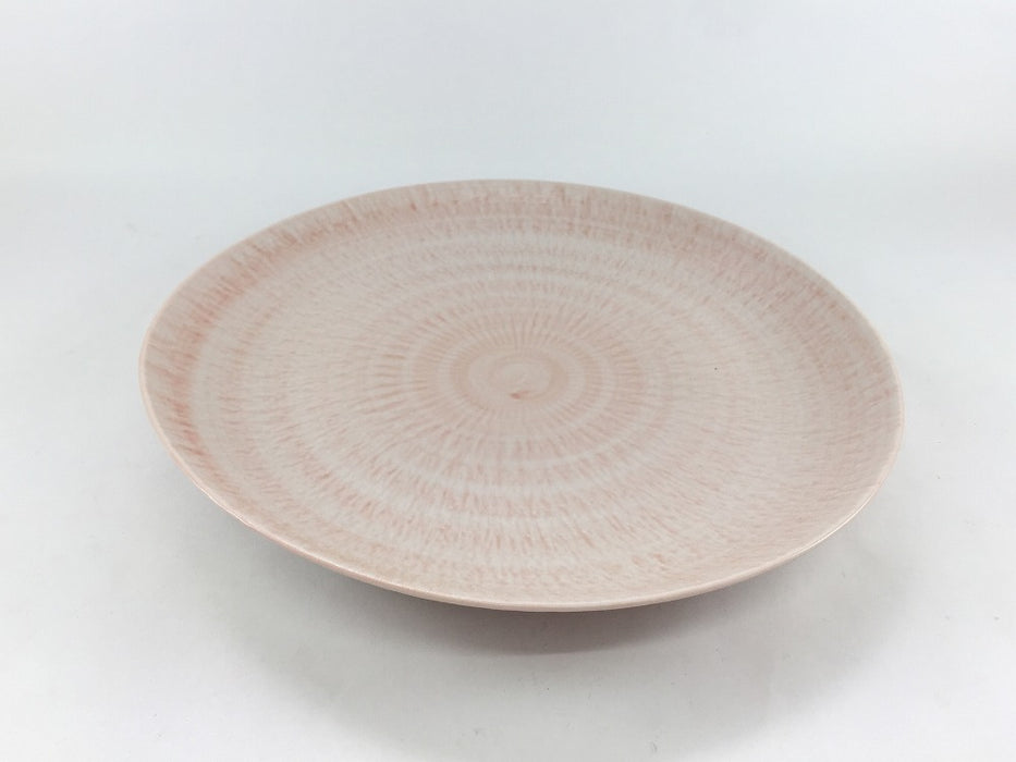 【SALE】さざなみ　7寸皿　レッド　23cm　波佐見焼【訳あり】