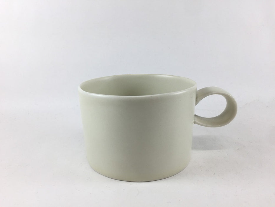 【SALE】300ccタチスープカップ　クリームマット　9cm　有田焼【訳あり】