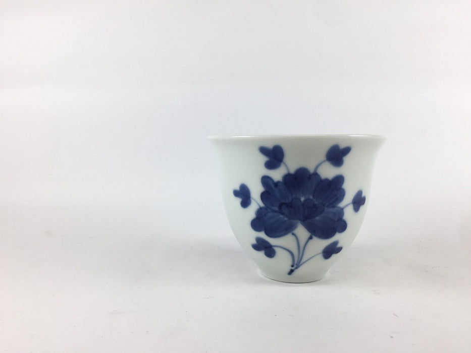 染付伊万里牡丹紋　140cc仙茶碗　8cm　有田焼　(j.R)