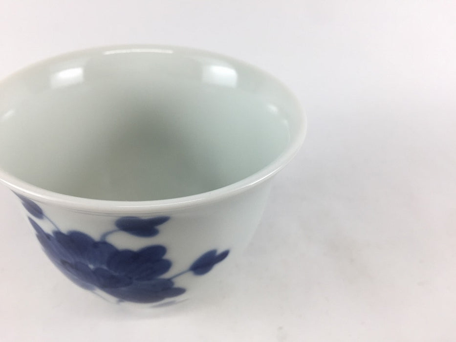 染付伊万里牡丹紋　140cc仙茶碗　8cm　有田焼　(j.R)