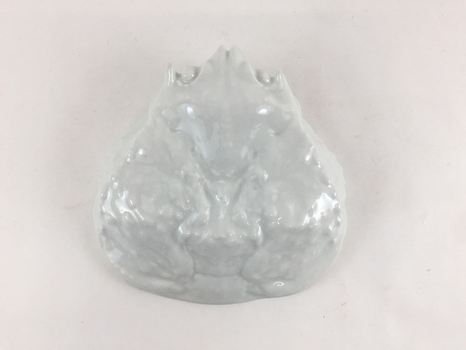 【SALE】蟹甲羅小鉢　白磁　有田焼【訳あり】