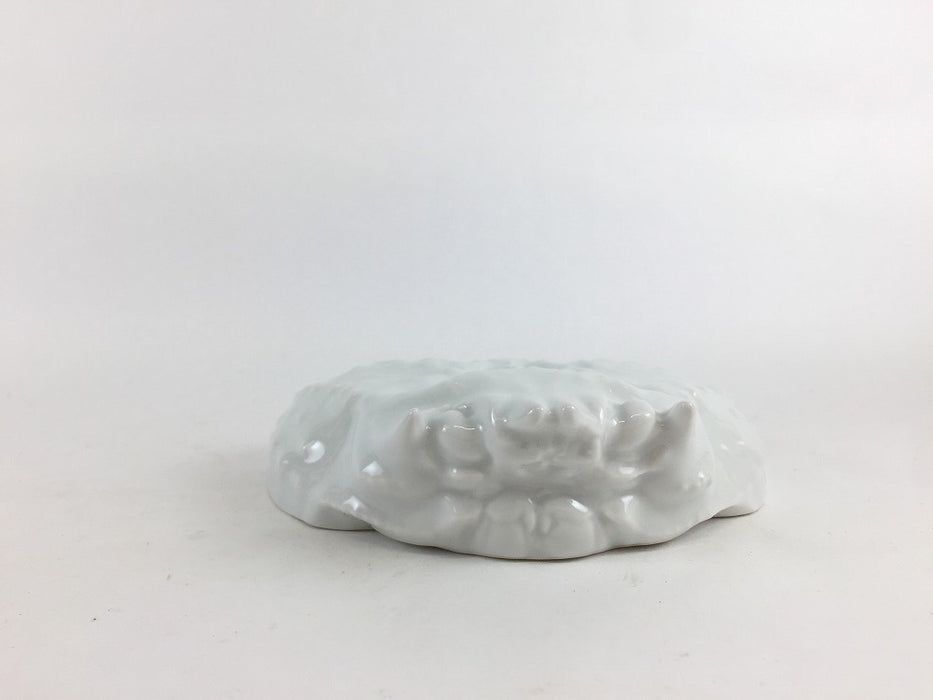 【SALE】蟹甲羅小鉢　白磁　有田焼【訳あり】