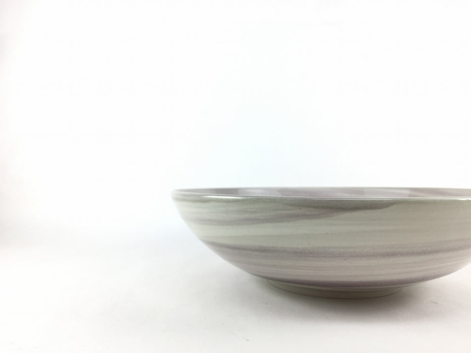【SALE】渦20cmボール　(春緑/夏青/秋黄/冬紫)　美濃焼　