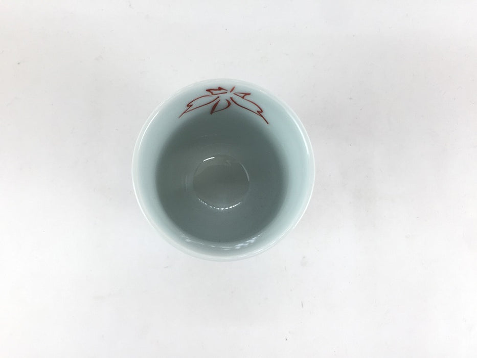 【SALE】120cc段湯呑　赤線うこぎ　伊万里焼【訳あり】