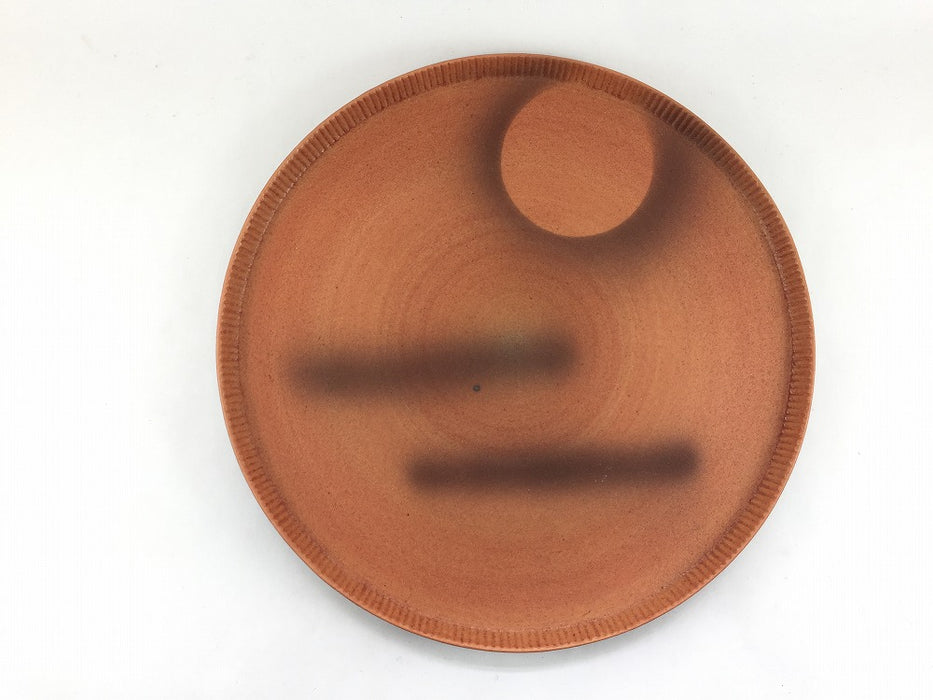 【SALE】245e-plate　備前丸紋　24.5cm　有田焼【訳あり】