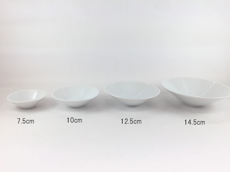 【SALE】レギュラーボウル　7.5cm～27.5cm(9種)　白　日本製【訳あり】