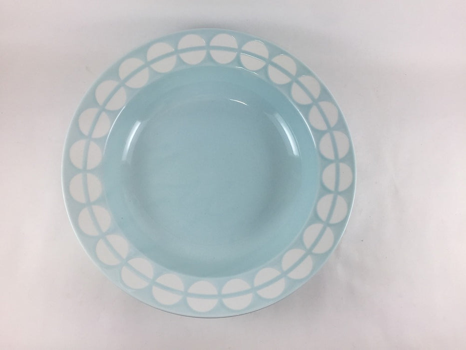 【SALE】25cmリムボウル　コインドット(ホワイト/グレー/ピンク/ブルー)　波佐見焼 【訳あり】