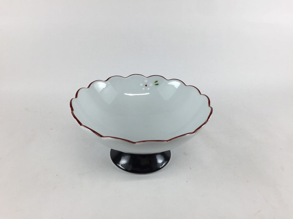 【SALE】125菊高台小鉢 小花　12.5cm　有田焼【訳あり】